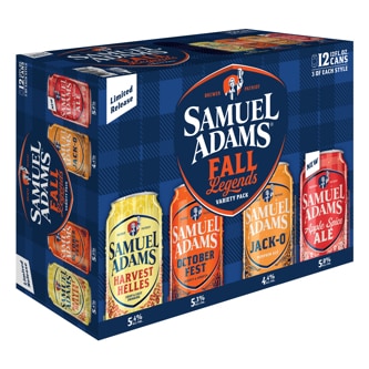 Samuel Adams Fall Legends Variety Pack, Cans